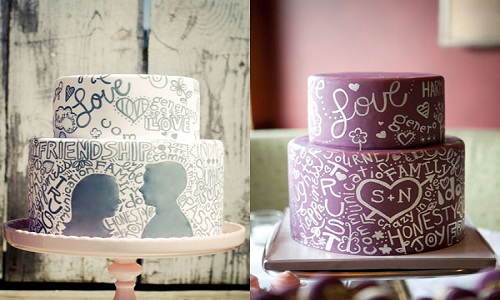 Beautiful Thoughts Write on Cakes
